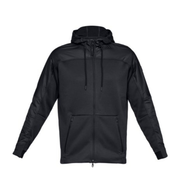 Mens Under Armour Jacket 2XL Black 🆕 UA Unstoppable Coldgear Swacket XXL
